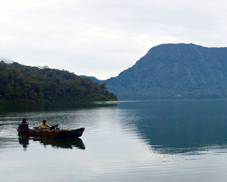 Danau gunung tujuh berada di